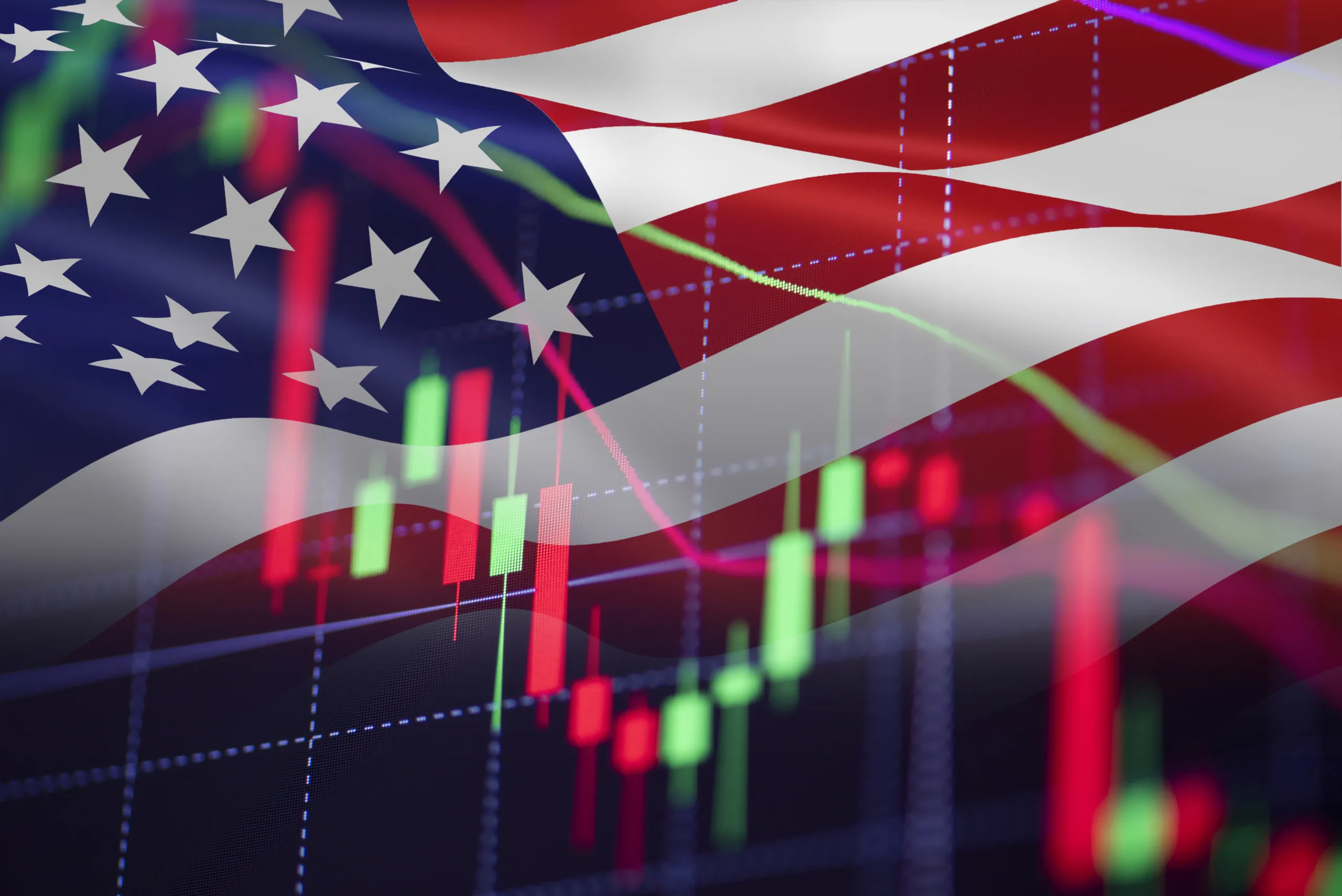 Stock market exchange loss trading graph analysis investment ind