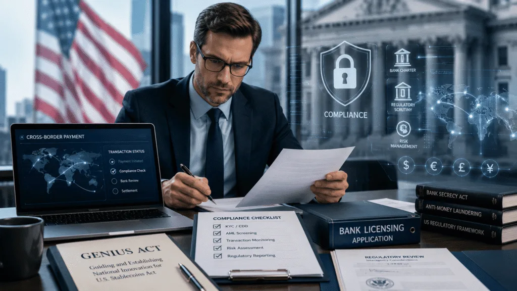 wise’s us trust bank bid under the genius act what to know about the compliance challenges
